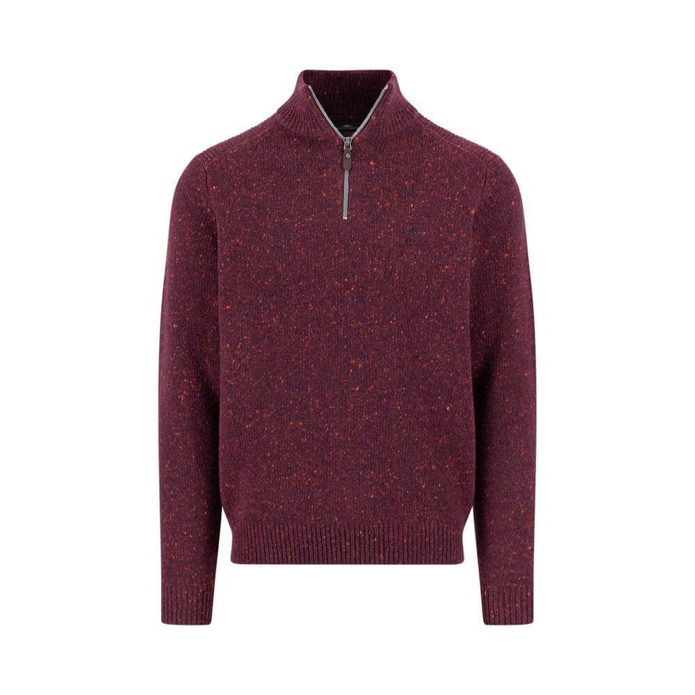 Fynch-Hatton Donegal Wool Zip Knit